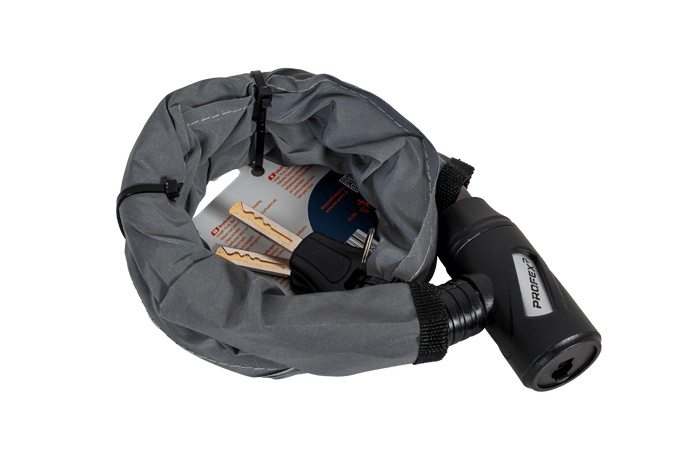 Antivol de vélo PROFEX Reflex en acier renforcé, 70 cm de long