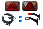 Kit d&#39;éclairage : feux arrière LED FRISTOM FT-270 + feux de gabarit LED FRISTOM FT-145 + faisceau MANTES 4,5 m 7 broches