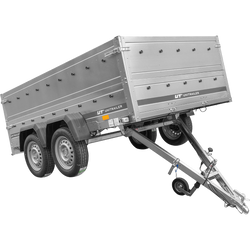 Remorque porte-voitures 264x150 UNITRAILER GARDEN 265/2 KIPP avec côtés BIS