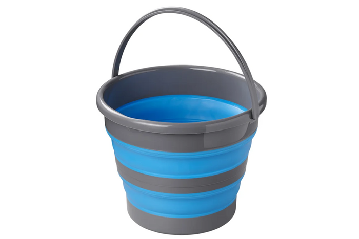 Seau de voyage pliable ProPlus 370307V01, silicone 15 L
