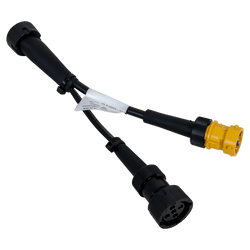 Adaptateur à baïonnette ASPOCK 5 broches avec branchement pour feu antibrouillard et feu de recul 0,1 m