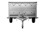 Remorque à un essieu sur ressorts 264x125 UNITRAILER GARDEN 264/R KIPP avec côtés, ridelles BIS, châssis H-0 et bâche grise