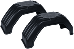 Jeu de deux garde-boue pour remorque 13-14 pouces, passages de roue plats 710/200 mm