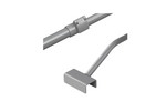 Support de bâche plate pour remorque ProPlus 340914V01, réglable de 100 à 155 cm