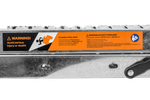 Rampes pliables UNITRAIER ALR004B en acier pour remorques, 190 cm, 400 kg, lot de 2