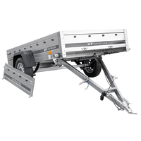 Remorque porte-voitures sur ressorts 230x125 UNITRAILER GARDEN 230/R KIPP