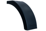 Demi-garde-boue pour remorque DOMAR DR1012201 passage de roue 384/200mm droit