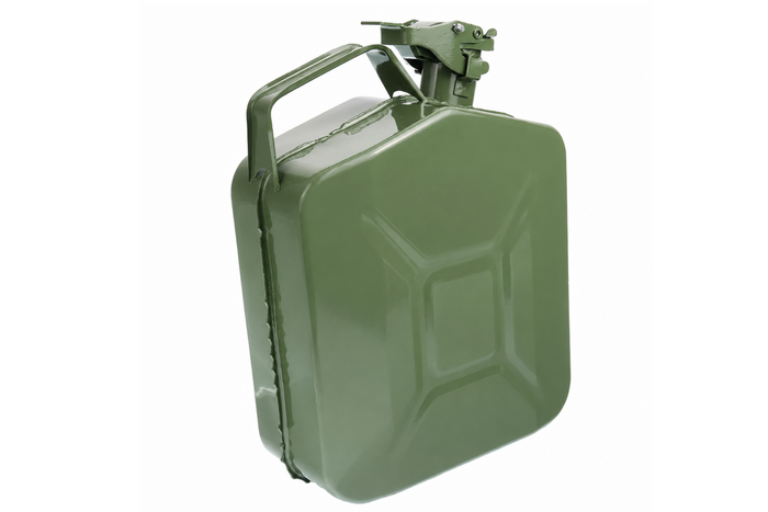 Bidon métallique carburant HERMON 5L, vert