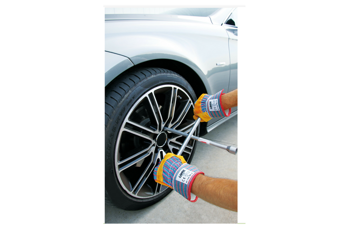 Gants d&#39;atelier LAMPA Shammy, gants en cuir taille 9