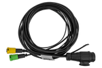 Faisceau électrique MANTES pour remorque de bateau, 4,4 m, prise 13 broches, 2 baïonnettes 5 broches