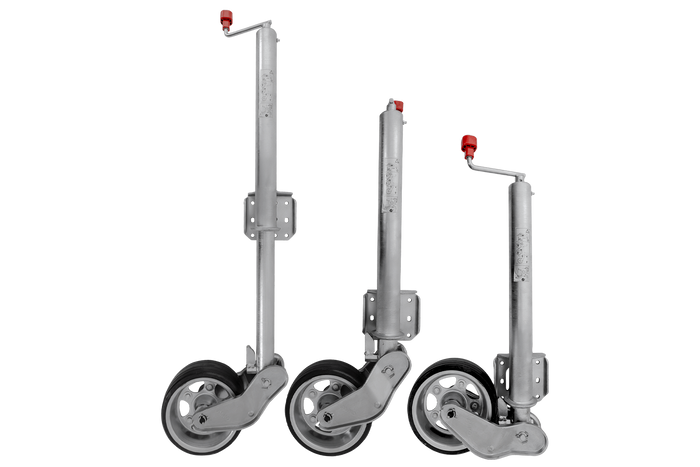 Roue jockey automatique AL-KO 1223638 avec poignée 500 kg 60 mm 1010-1350 mm