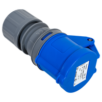 Prise électrique portable MANTES 2P+Z 16A 230V avec clapet