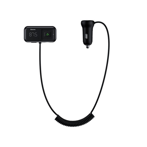 Émetteur FM BASEUS T type S-16 Bluetooth 5.0 MP3 + chargeur de voiture 2 ports USB