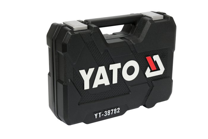 Kit, coffret d'outils YATO YT-38782 1/2'' 1/4" 72 pièces.