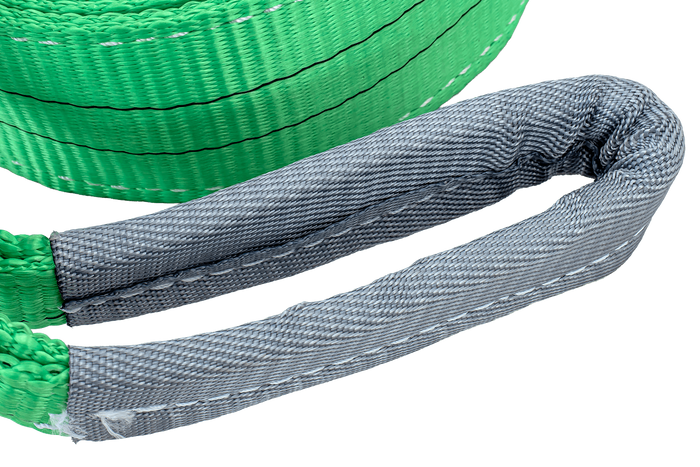 Sangle, élingue de levage HEFFA 6 m/60 mm/2 t avec boucles