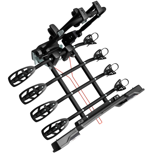 Porte-vélos sur attelage Peruzzo Parma 4 pour 4 vélos (noir)