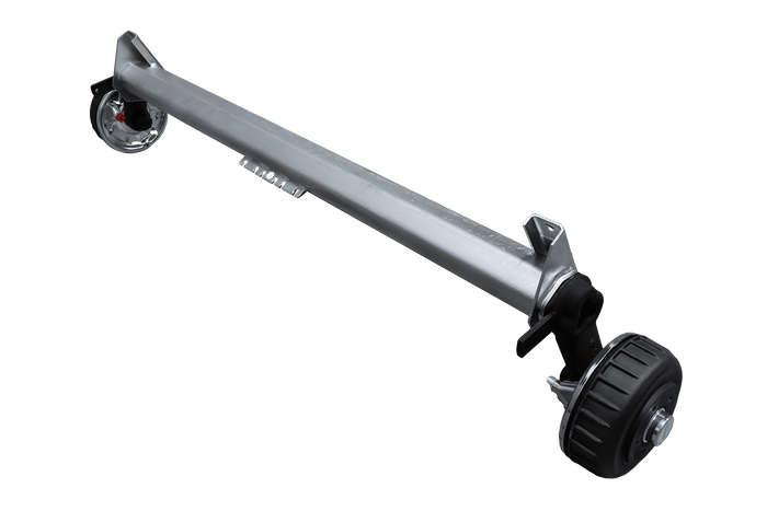 Essieu freiné AL-KO EURO pour remorque / dépanneuse 1800kg 1500mm 2000mm 5x112