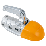 Attelage à boule STEELPRESS BC-3000C-00-00+Z3 pour remorque de 3000 kg avec timon tubulaire de 35 à 50 mm, en fonte