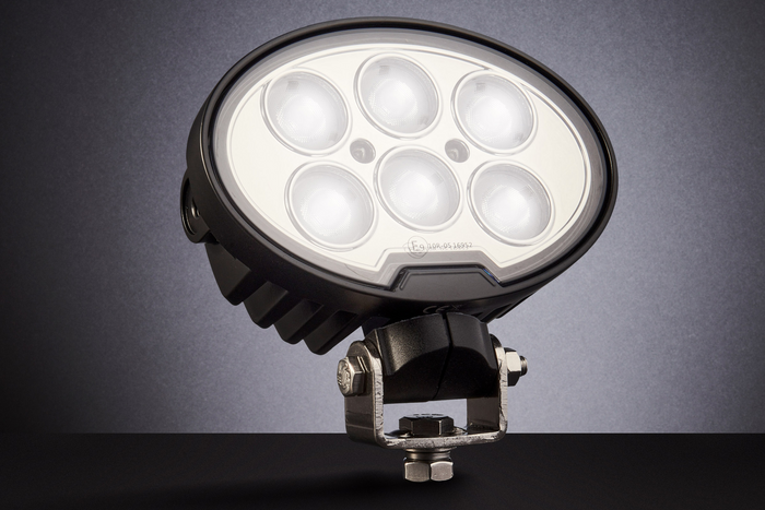 Lampe de travail ovale, réflecteur LED TT TECHNOLOGY NOIR TT.13359F, 6 LED, 4800 lm