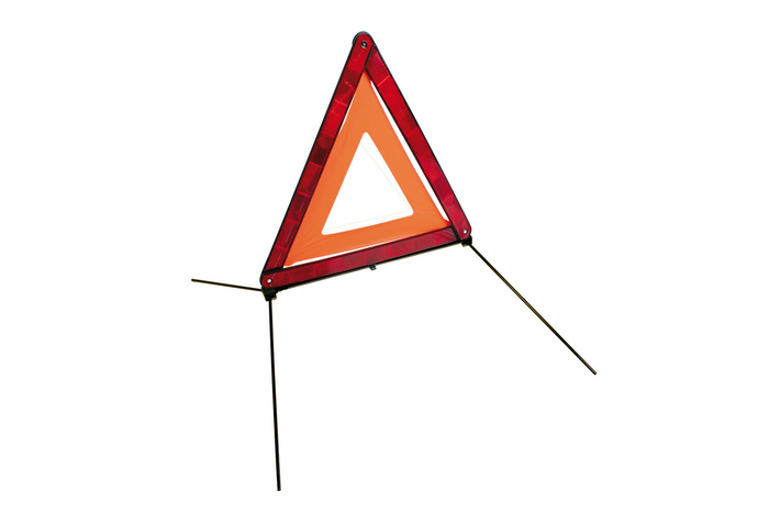 Triangle de signalisation LAMP 65799, triangle de voiture pliable