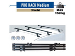 Barres de toit Mont Blanc Pro Rack 311 pour Fiat Doblo II (2010-) et Opel Combo D (2012-)