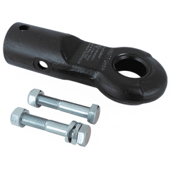 Attelage à œil KNOTT KK7488S pour remorque de 3500 kg avec timon tubulaire de 50 mm, nouveau modèle