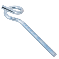 Crochet, piton, modèle sinueux DROMET HOH M8x140