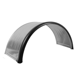 Garde-boue double pour remorque 15-16" DOMAR DK7120, passage de roue 880/400 mm, métal avec bord en caoutchouc