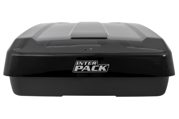 Coffre de toit Inter Pack Monsun PRO M, noir métallisé