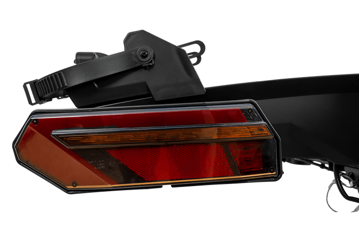 Inter Pack Velox 3 LED - porte-vélos pliable pour 3 vélos avec éclairage LED (noir)