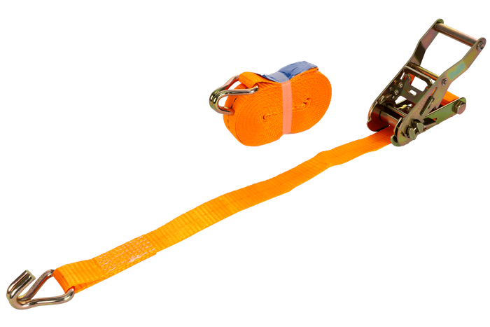 Courroie de transport orange UNITRAIER 6 m/25 mm/1 t avec tendeur