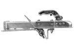 Attelage à boule KNOTT K7.5-H+KZE7.5 avec support et câble pour remorque de 750 kg avec timon en V