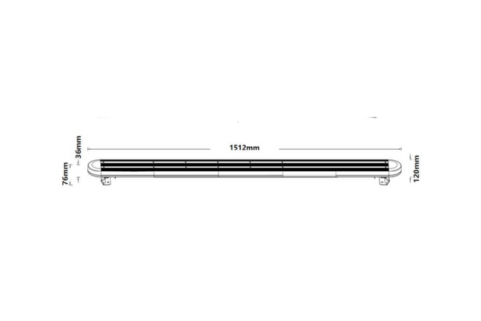Le gyrophare, feu de signalisation LED KAMAR BLK0024-2 avec 6 modes de clignotement