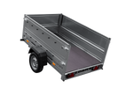 Remorque légère 200x125 UNITRAILER GARDEN 201 KIPP avec ridelles supplémentaires