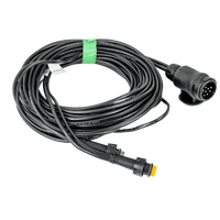 Faisceau électrique pour remorques et dépanneuses ASPÖCK installation électrique 7 m, fiche 13/8 broches, baïonnettes 2x 5 broches