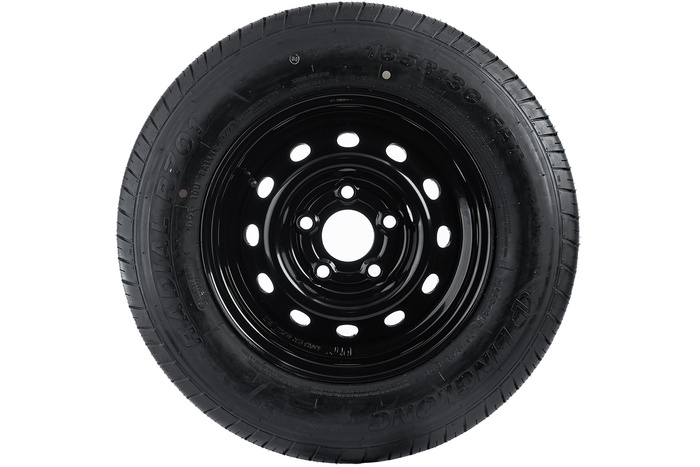 Roue renforcée pour remorque LINGLONG 165/80 R13C 96/94N UNITRAILER JANTE noire 4.5Jx13" 5x112 ET:30