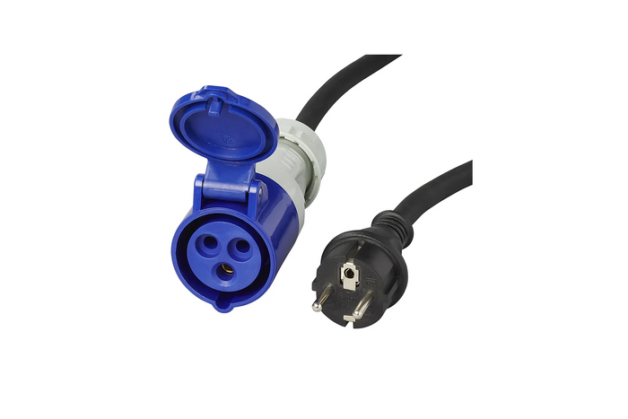 Adaptateur avec prise de terre et prise CEE 16A ProPlus 373527DE, câble de 150 cm