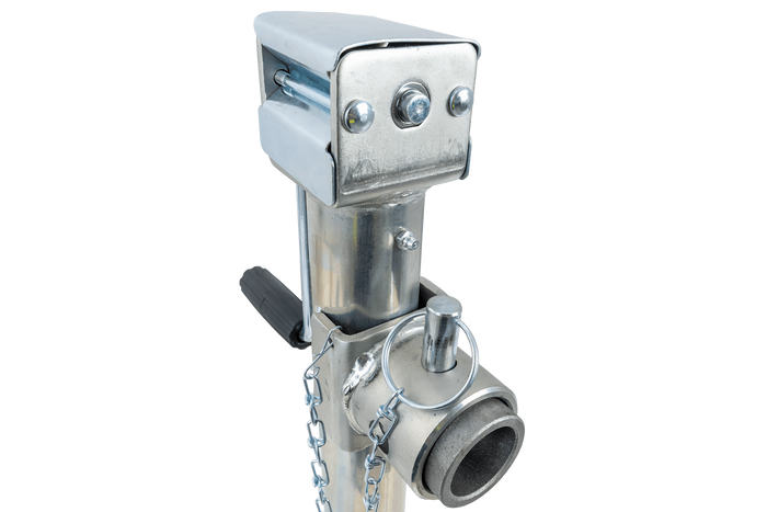 Support, béquille à manivelle UNITRAILER TJ5002 pour remorque plateau 1300 kg