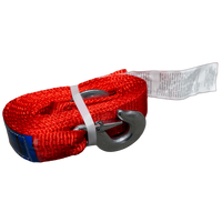 Sangle de remorquage OUTLET avec crochets UNITRAILER 4,5 m/50 mm/5 t orange