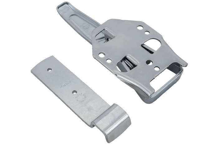 Attelage latéral avec fixation STEELPRESS ZB-04+Z-01A pour fermeture latérale complète remorque