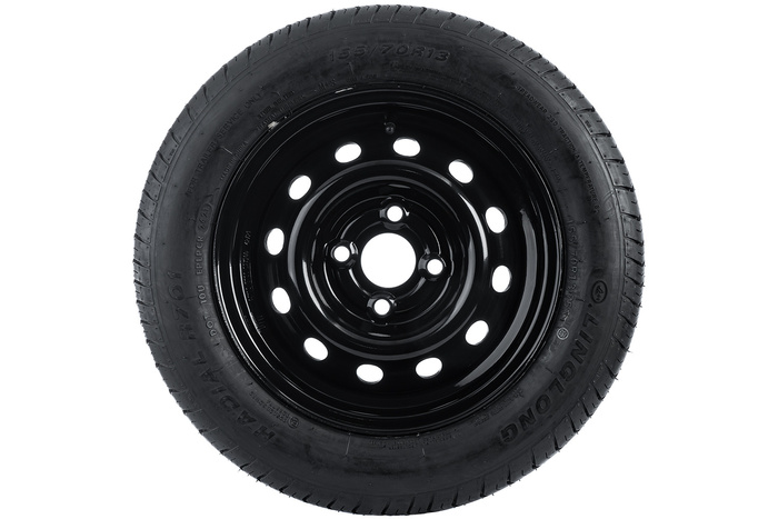 Roue de remorque LINGLONG 155/70 R13 75N UNITRAILER  Jante noire 4Jx13" 4x100 ET:30