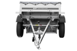 Remorque à un essieu 150x106 UNITRAILER GARDEN 150 KIPP avec châssis H-0 et bâche grise