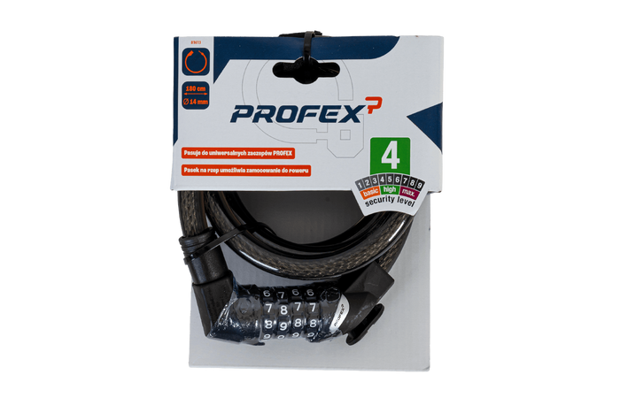 Antivol de vélo PROFEX 81613 à combinaison, longueur 180 cm