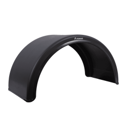 Garde-boue double pour remorque 15-17,5" DOMAR DK1515, passage de roue 860/410 mm