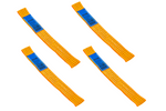 Jeu de quatre harnais de transport pour remorque UNITRAILER 0,4 m/50 mm/4 t orange