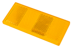 Catadioptre autocollant orange pour remorques 90 x 40 mm