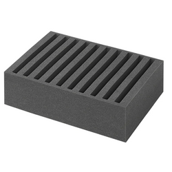 ProPlus 761472PMV01 Support de plaques d'immatriculation en mousse pour camping-car, pouvant contenir 10 plaques