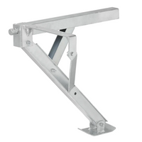 Support d'angle extensible ProPlus 361510, côté avant droit/arrière gauche de la remorque, capacité de charge 600 kg, hauteur 460 mm