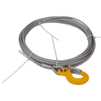 Câble de treuil EFMETAL 469kg, 10m pour attelage de remorque 