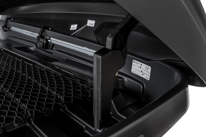 Coffre de toit Inter Pack Monsun PRO L, noir mat